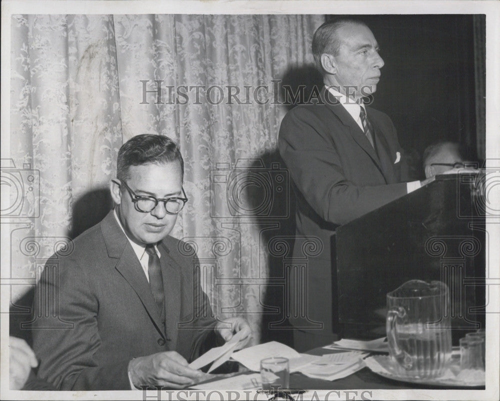 1960 Press Photo Boston Conference On Distribution Filene&#39;s Sears Roebuck - Historic Images