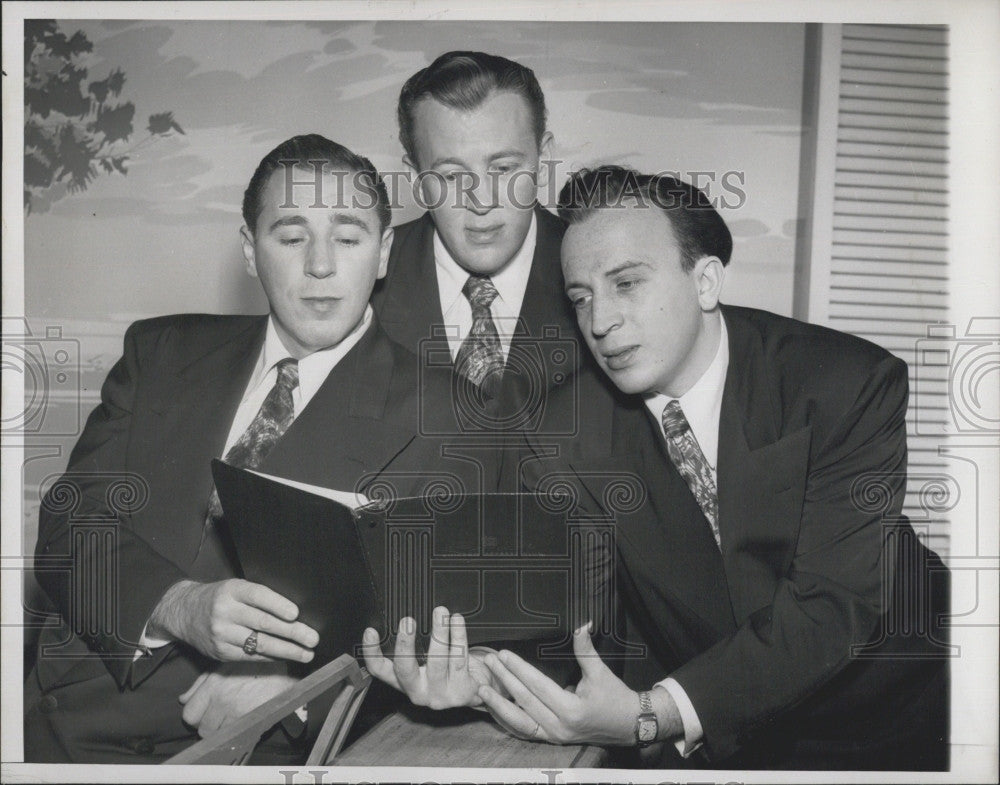 1950 Press Photo Murray Dale Phil Lind Singing Brothers - Historic Images