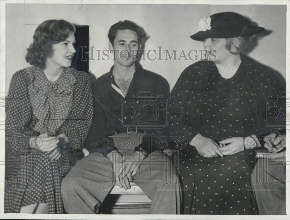 1936 Press Photo Murder Investigation Virginia Lindahl Leslie Ranee Mrs Lindahl - Historic Images