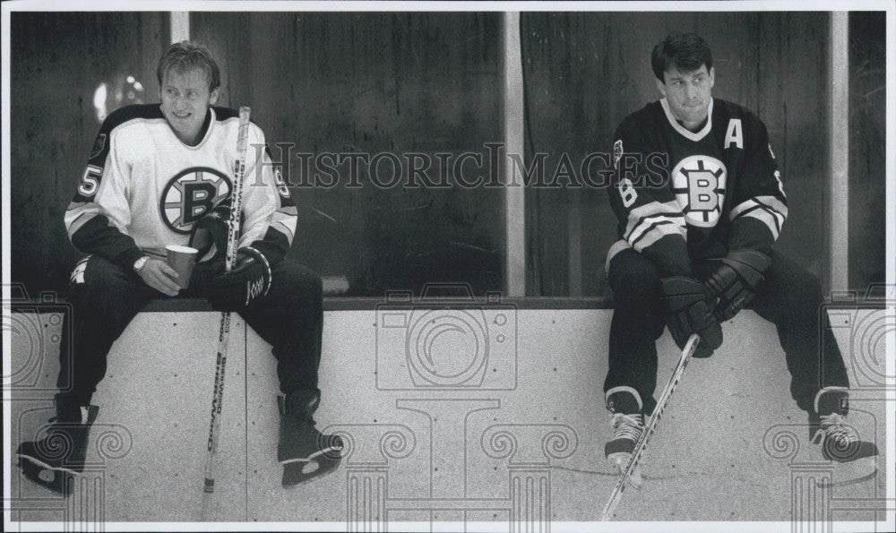 1996 Press Photo Cam Neeley &amp; Denis Leary, &quot;Comedy Central commercial&quot; - Historic Images