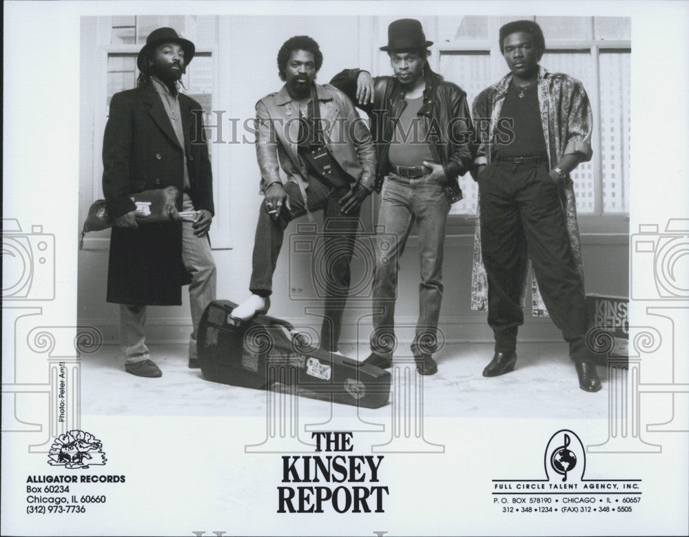 Press Photo The Kinsey Report A Gary, Indiana Base Musical Group - Historic Images