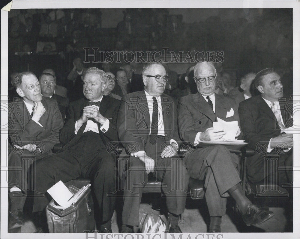 1959 Press Photo Emico Capucoi &amp; Chas Mulcahey At Eastern Mass Hearing - Historic Images