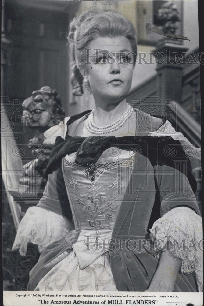 1965 Press Photo Angela Lansbury &quot;The Amorous Adventures of Moll Flanders&quot; - Historic Images