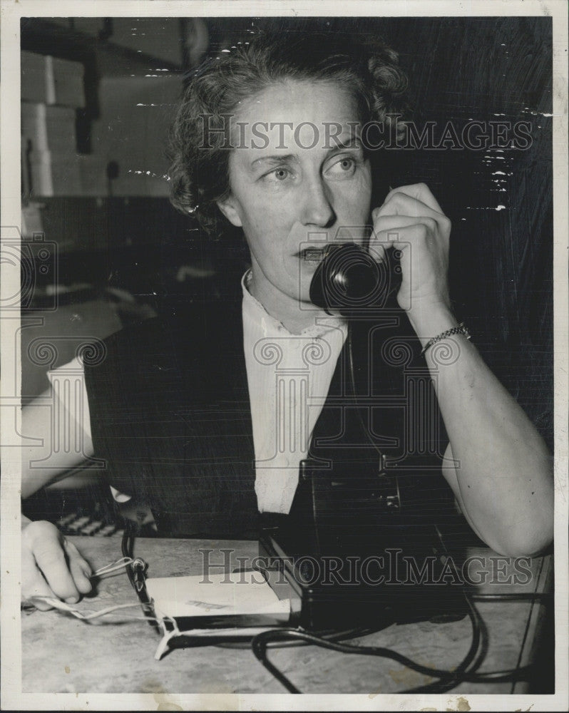 1958 Press Photo Mrs. Grethe Steen - Historic Images