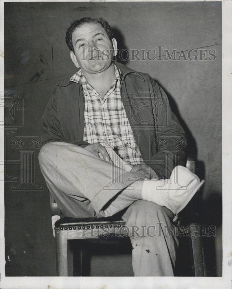 Press Photo Frank A. Nickerson Of Dorchester At Police Station - Historic Images