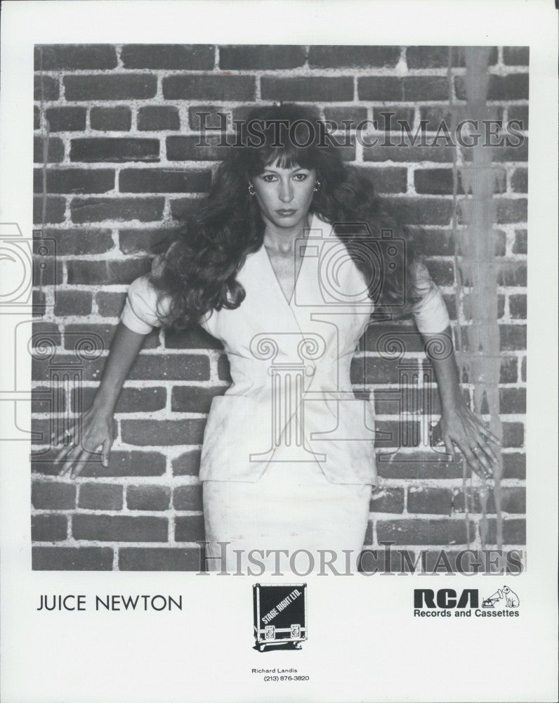 Press Photo Juice Newton merican pop and country singer and guitarist. - Historic Images