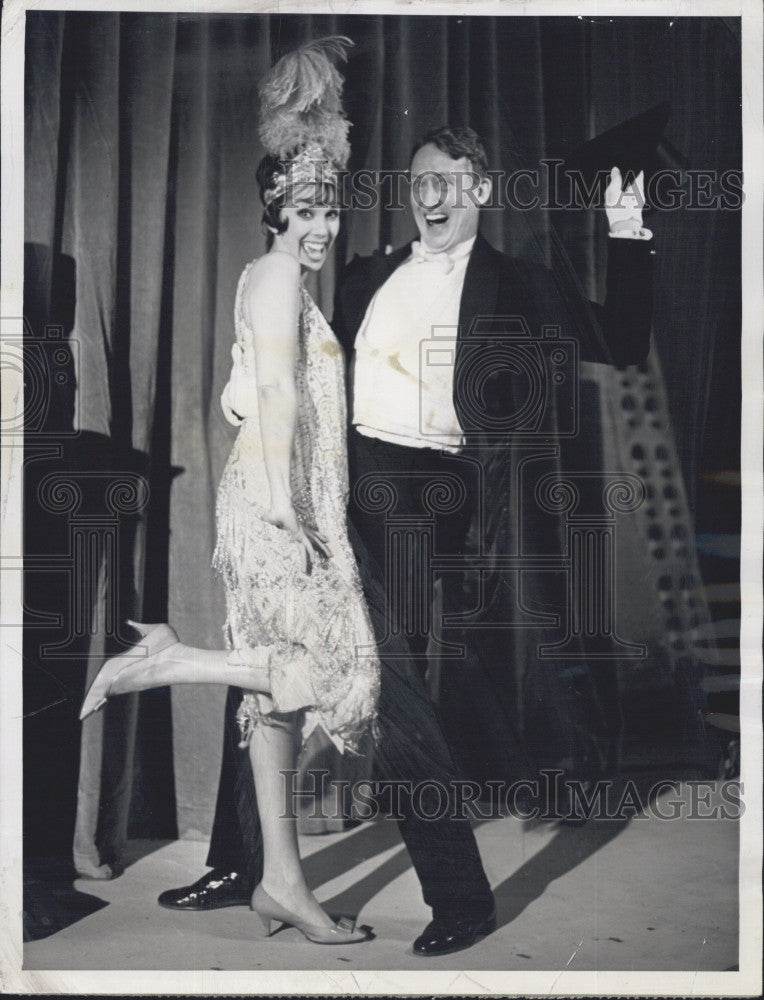 1962 Press Photo Phyllis Newman and Tom Poston in &quot;The Vanishing 400&quot; on NBC - Historic Images