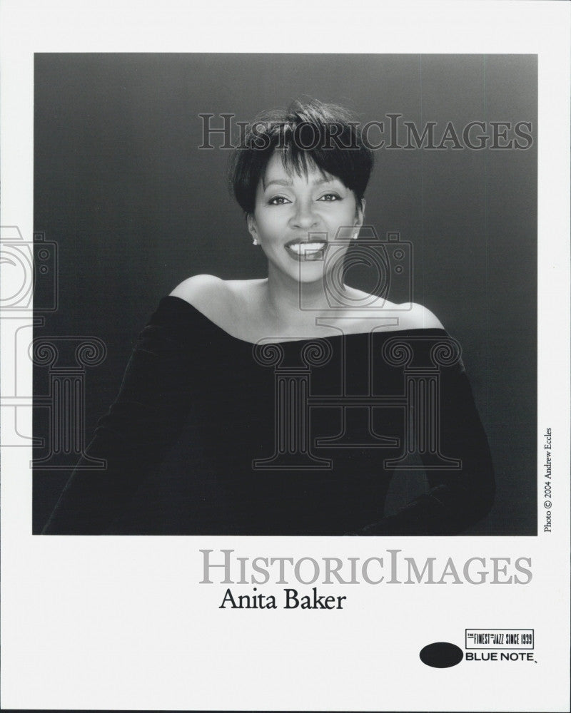 2004 Press Photo Anita Baker American R&amp;B/soul jazz singer-songwriter. - Historic Images