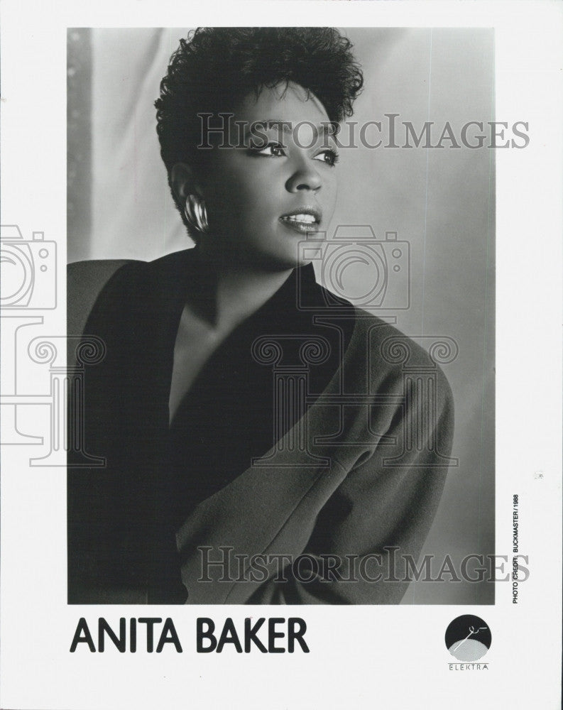 1996 Press Photo Anita Baker American R&amp;B/soul jazz singer-songwriter. - Historic Images