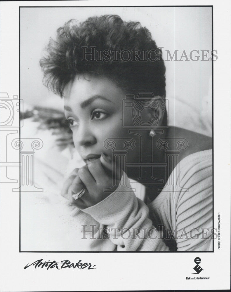 Press Photo Anita Baker American R&amp;B/soul jazz singer-songwriter. - Historic Images