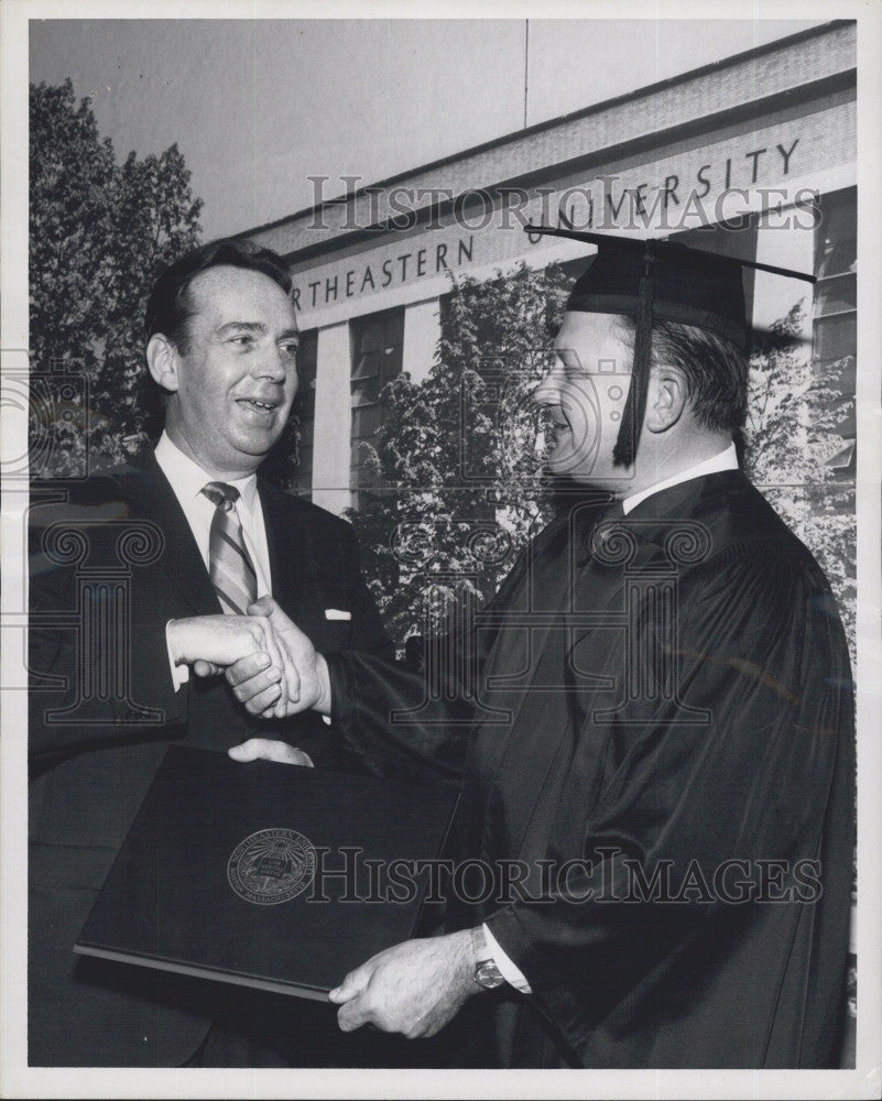 1970 Press Photo Deputy Comm. John A.Chmielinski received a Bachelor Arts degree - Historic Images