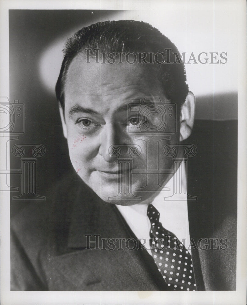 1950 Press Photo Actor Edward Arnold in "Our Town" Film - Historic Images
