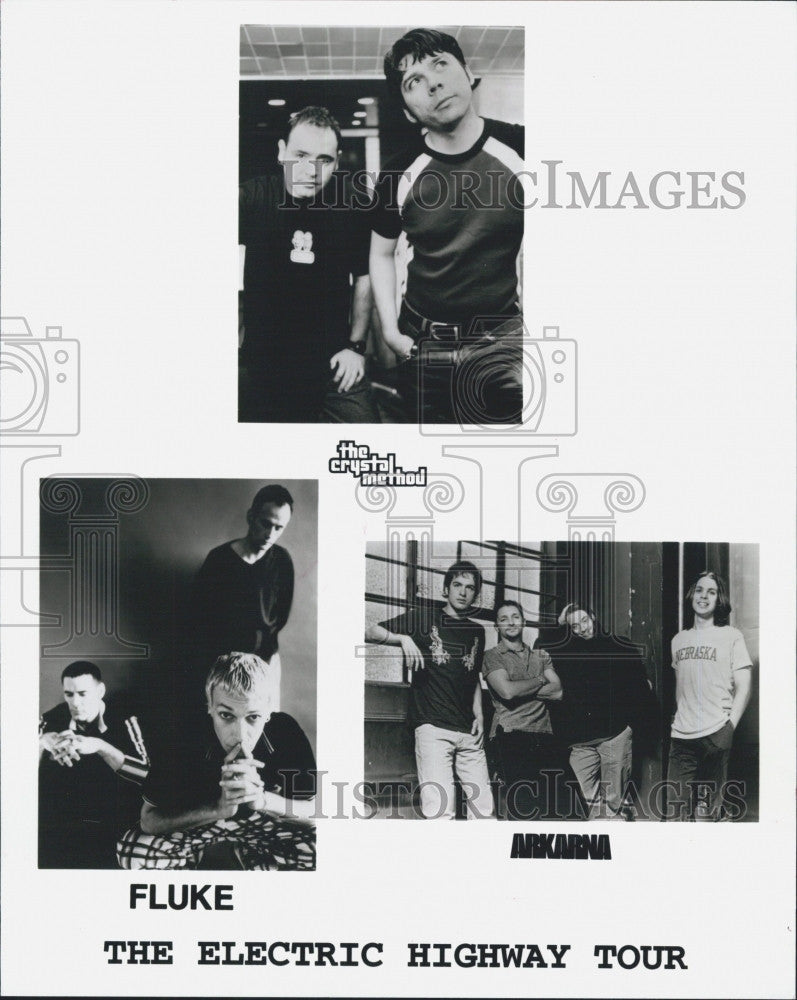 1997 Press Photo &quot;The Electric Highway Tour&quot; , &quot;The Crystal Method.&quot; &quot;Fluke&quot; - Historic Images