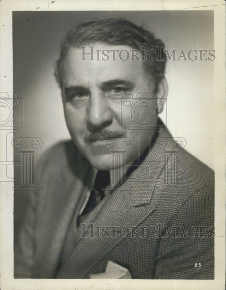1935 Press Photo Henry Armetta, Italian American Actor - Historic Images