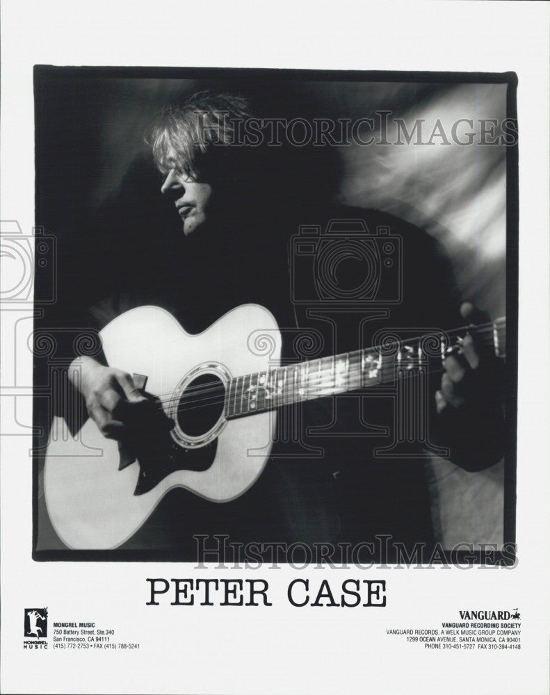 Press Photo Peter Case, Rock Musician - Historic Images