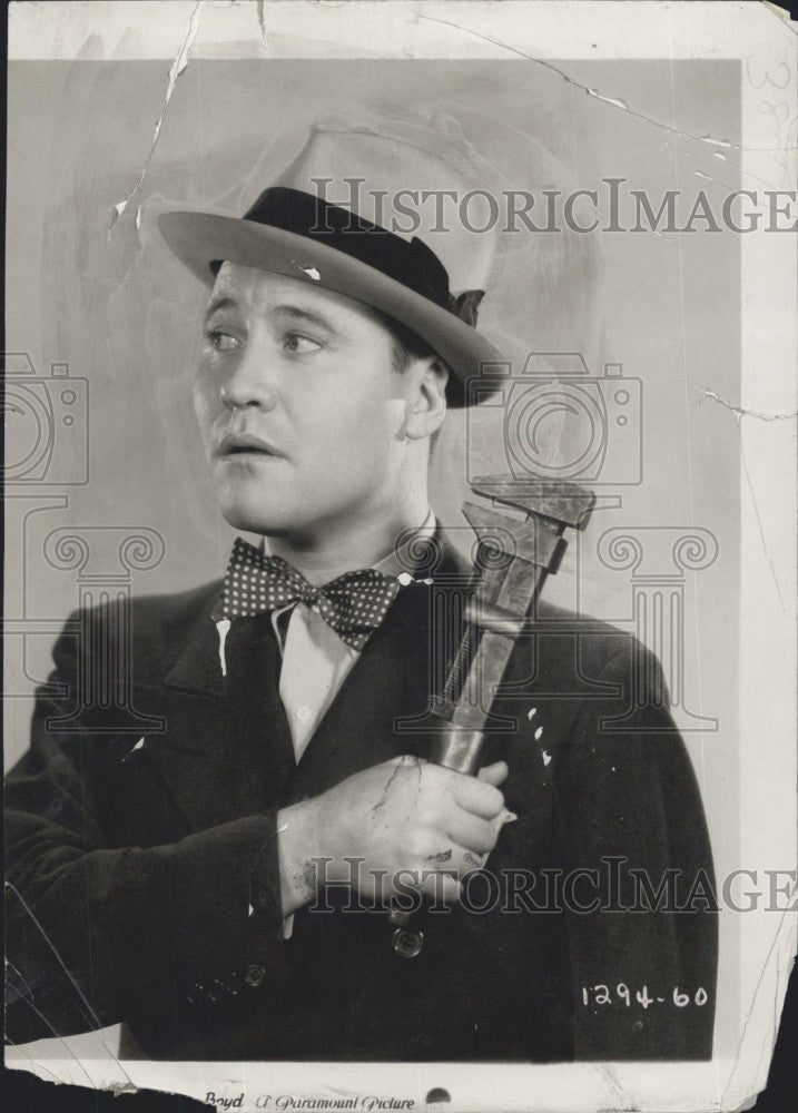 1931 Press Photo Actor Jack Okie Movie The Gang Buster - Historic Images
