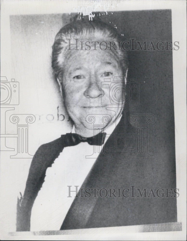 1969 Press Photo Actor Comedian Jack Oakie - Historic Images