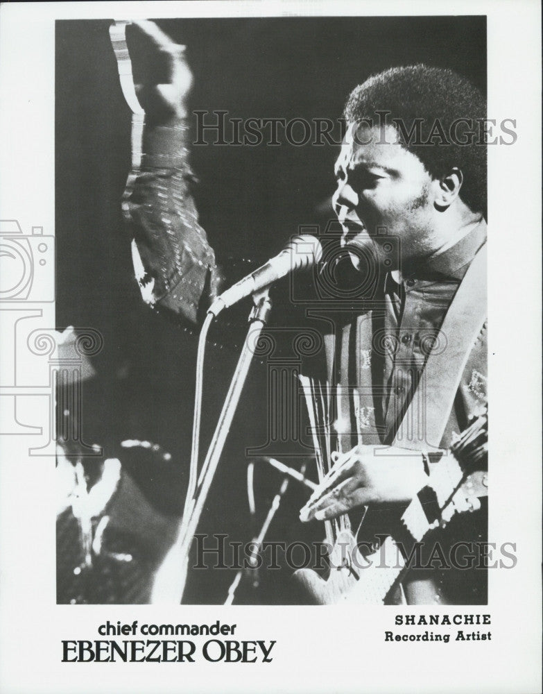 Press Photo Musician Shanachie - Historic Images