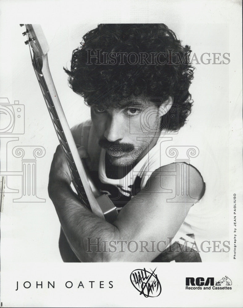 Press Photo Musician, John Oates on RCA records - Historic Images