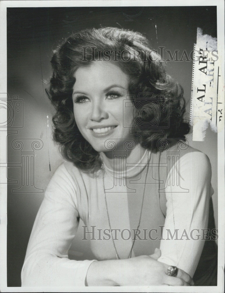 1973 Press Photo Actress Bennye Gatteys Stars In Days Of Our Lives - Historic Images