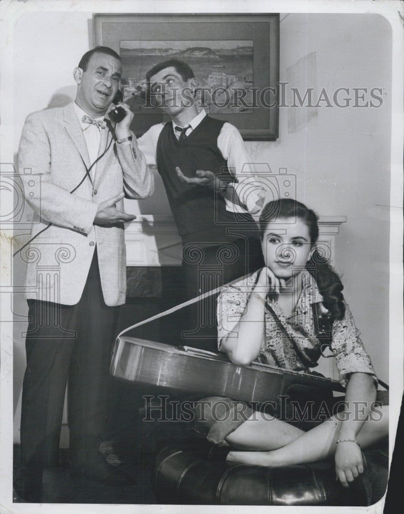 1958 Press Photo Actress Bennye Gatteys Stars In New TV Show - Historic Images