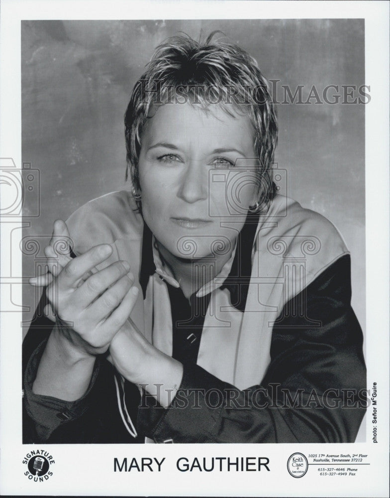 Press Photo Singer Songwriter Mary Gauthier - Historic Images