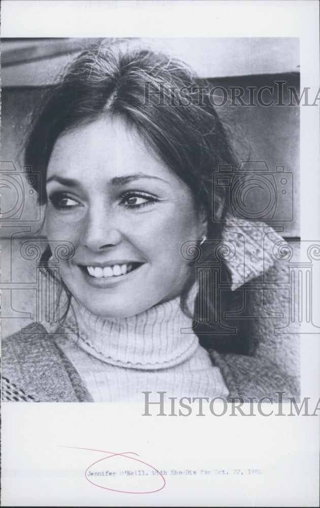 1984 Press Photo Actress Jennifer O&#39;Neill - Historic Images