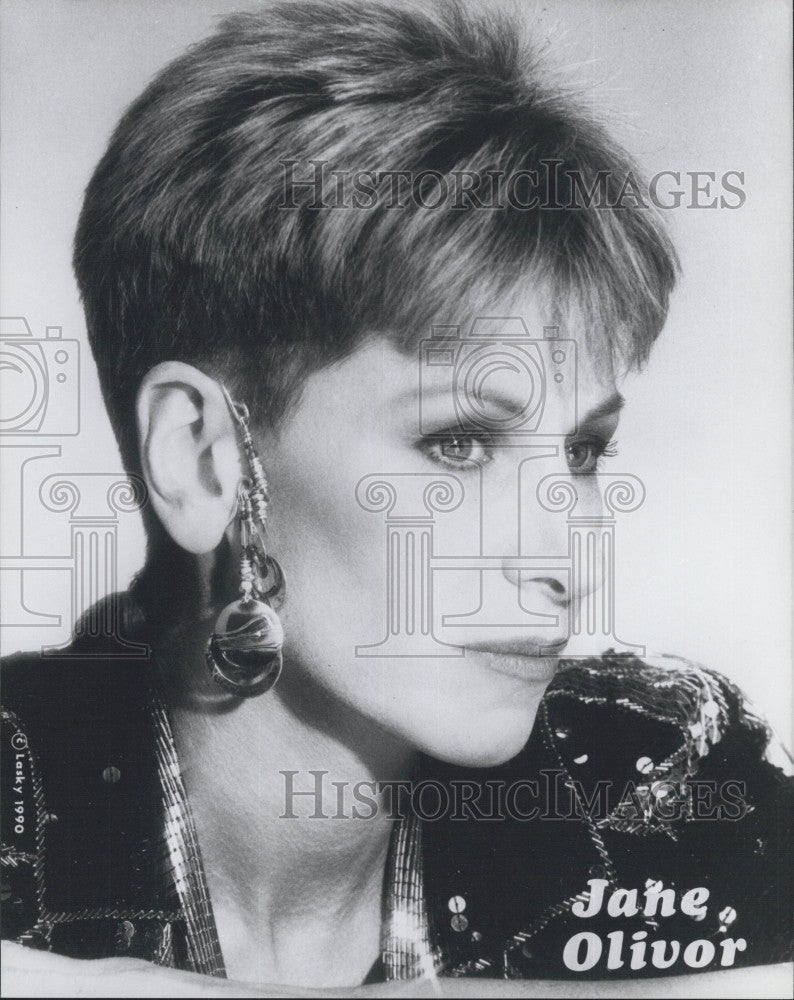 1990 Press Photo Singer Jane Olivor - Historic Images