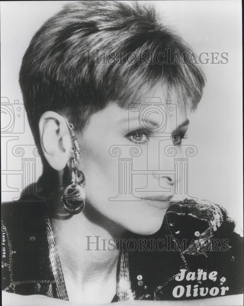 1990 Press Photo Singer Jane Olivor - Historic Images