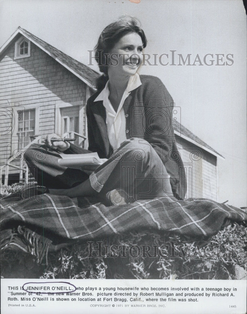 1971 Press Photo Actress Jennifer O&#39;Neill Starring In Film &quot;Jennifer O&#39;Neill&quot; - Historic Images