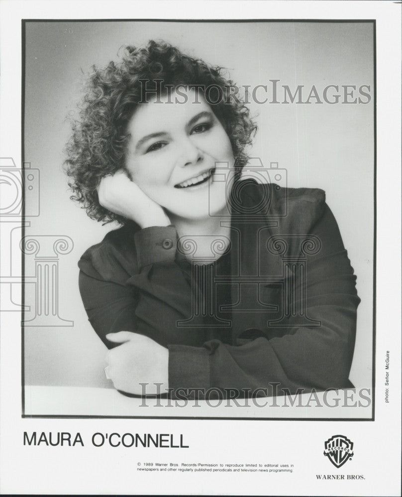 1989 Press Photo Irish Singer And Actress Maura O'Connell - Historic Images