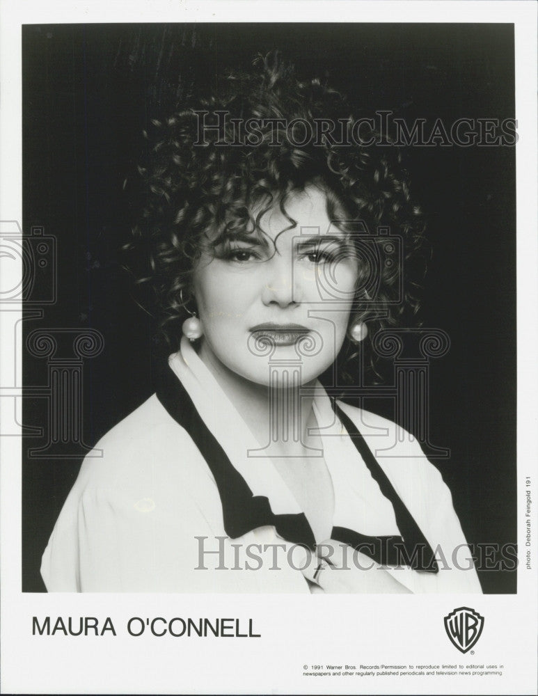 1991 Press Photo  Irish Singer And Actress Maura O&#39;Connell - Historic Images