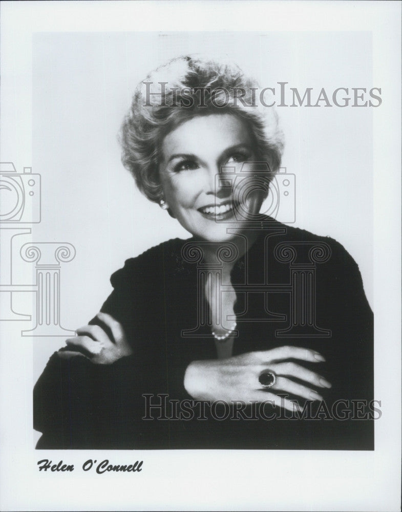 1986 Press Photo Singer Helen O&#39;Connell - Historic Images