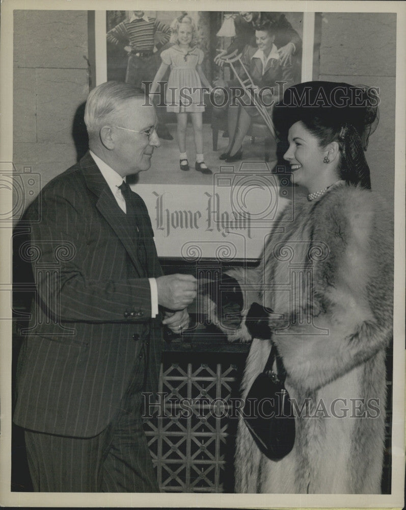 1946 Press Photo Daniel O&#39;Brien &amp; Dorothy Benham - Historic Images