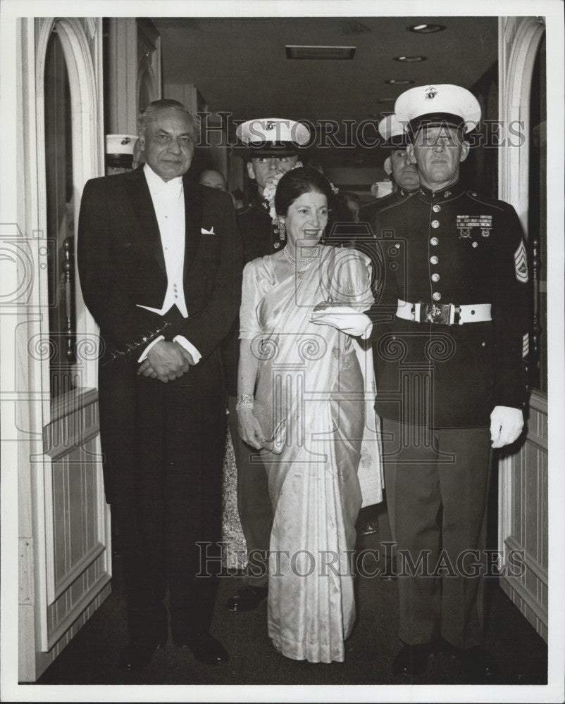 1967 Press Photo Ambassador & Mrs Punjab Nehru of India - Historic Images
