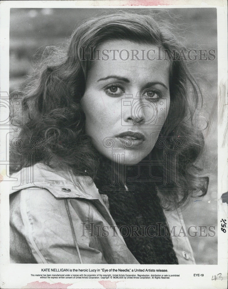 1982 Press Photo Actress Kate Nelligan in &quot;Eye of the Needle&quot; - Historic Images