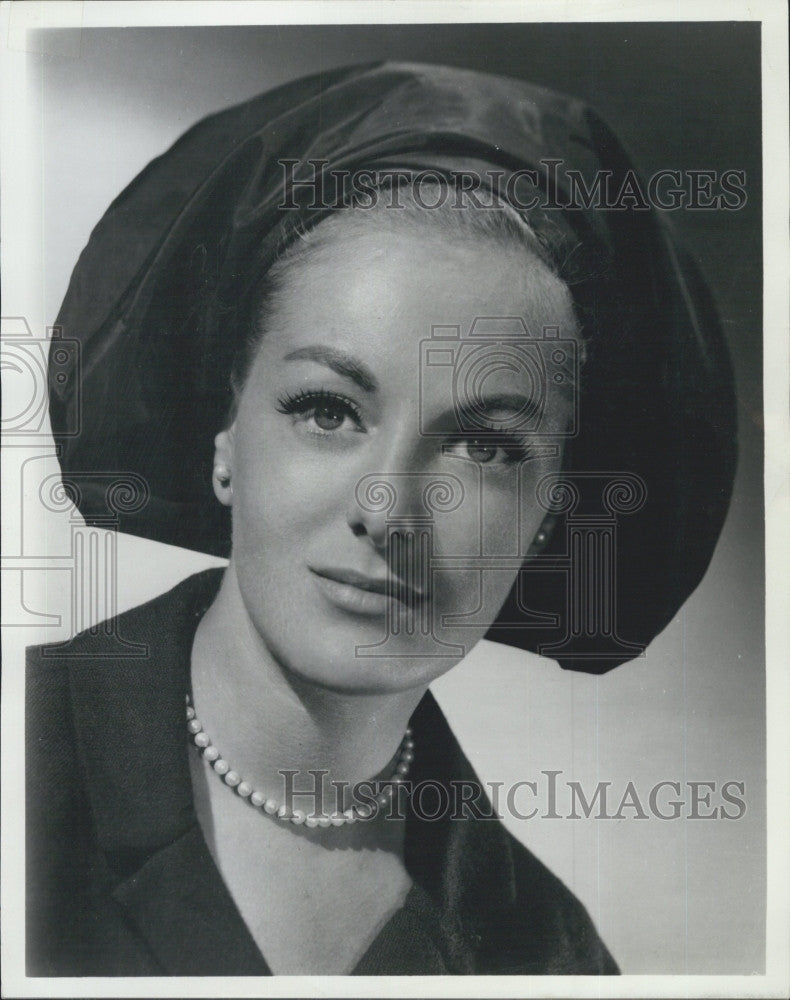 1959 Press Photo Carol Nashe Coordinator of Miss Mas Pageant - Historic Images