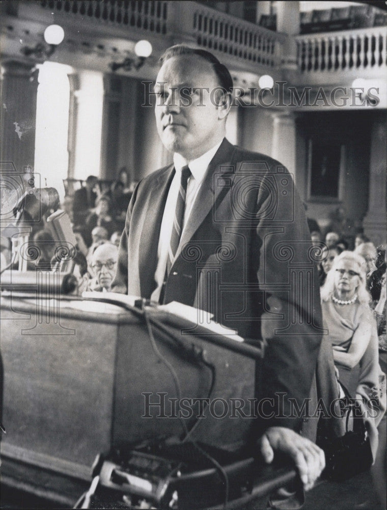 1969 Press Photo Benjamin Nason Executive Director Mass Forrest &amp; Parks Assoc - Historic Images