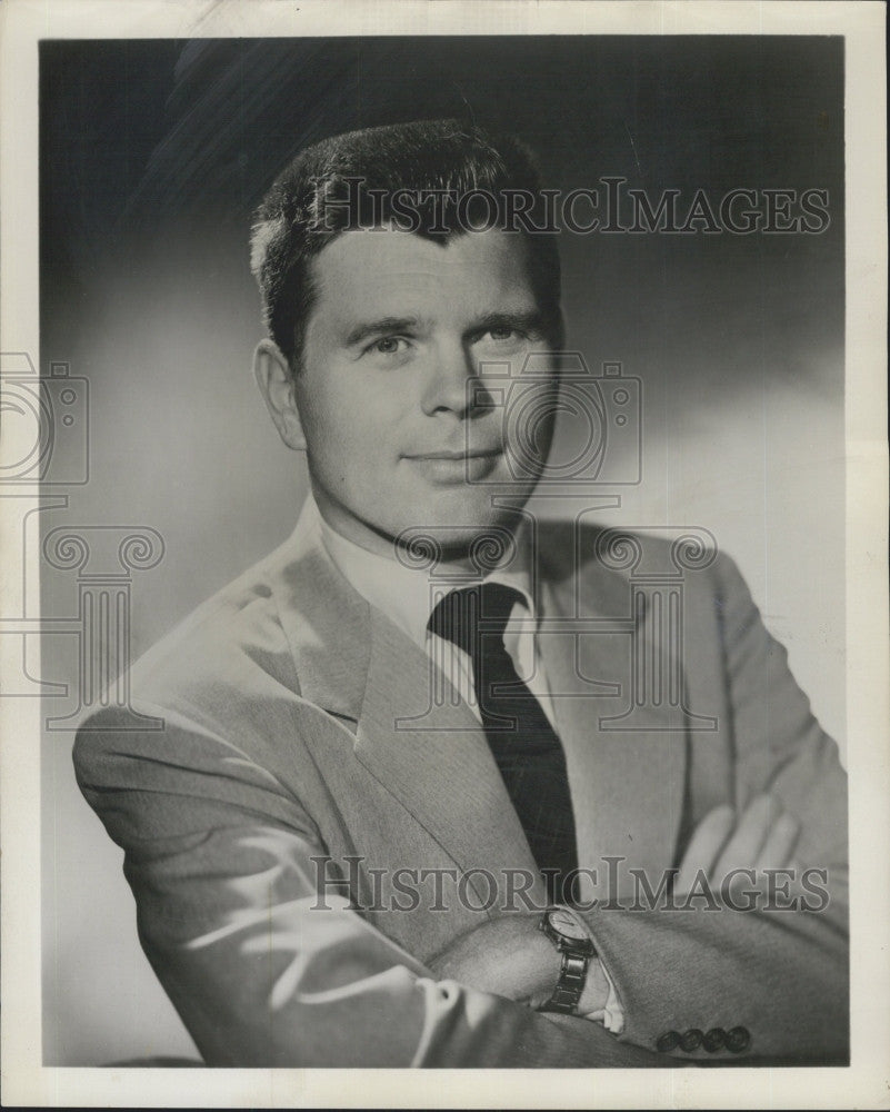 1956 Press Photo American Actor Barry Nelson &quot;Wake Up,Darling&quot;. - Historic Images