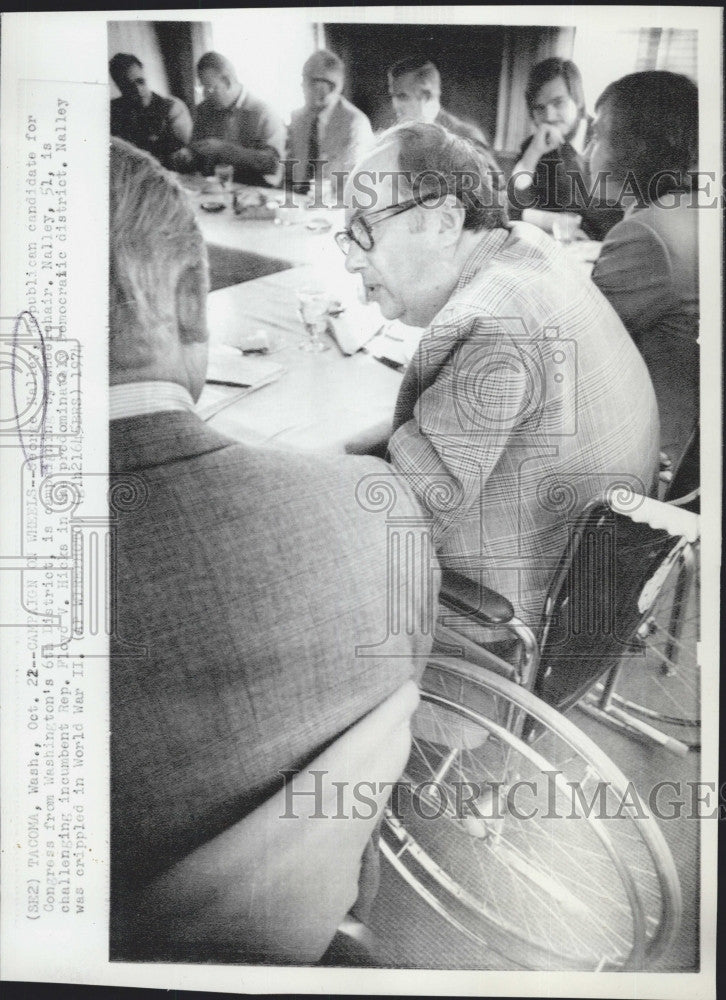 1974 Press Photo Republican Candidate For Congress George Nalley - Historic Images