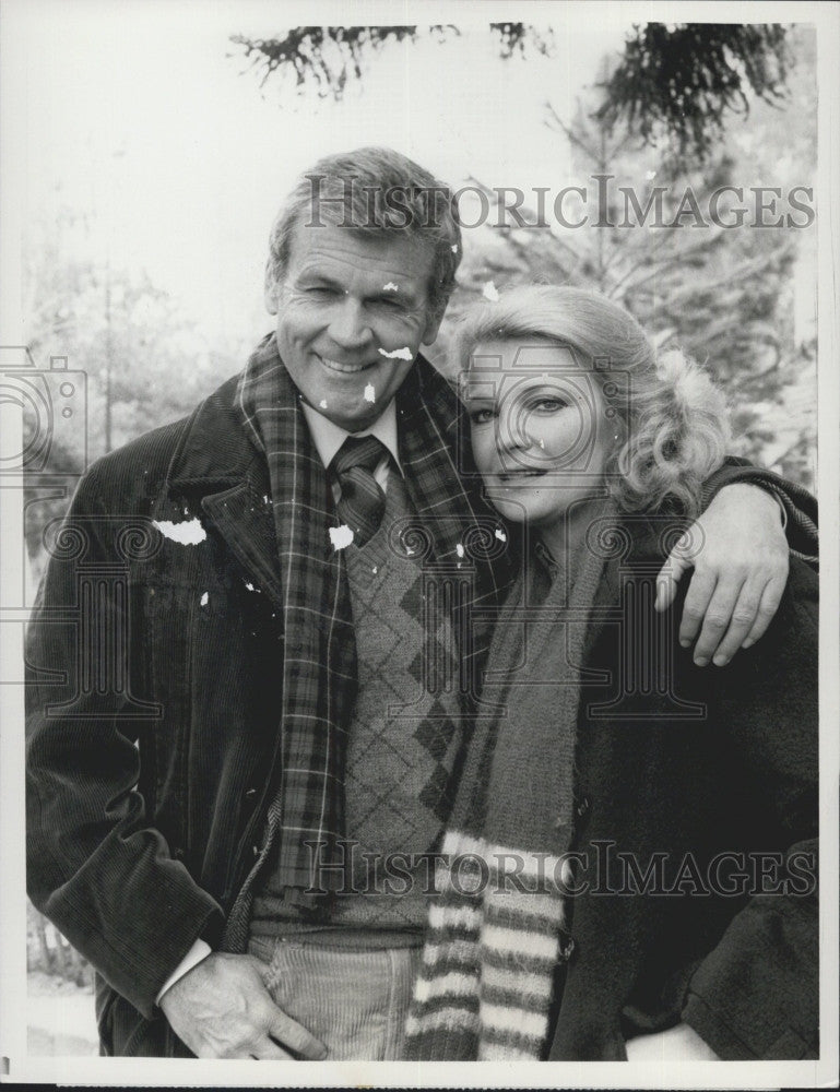 1982 Press Photo Actress Gena Rowlands &amp; Don Murray In &quot;Thursday&#39;s Child&quot; - Historic Images