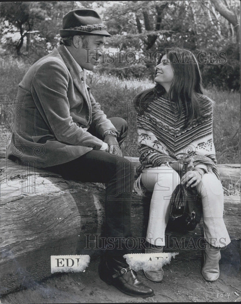 1971 Press Photo Katharine Ross, Jason Robards &quot;Fools&quot; - Historic Images