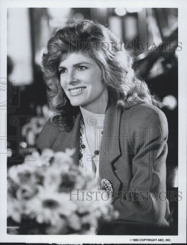 1985 Press Photo Katharine Ross &quot;Dynasty II: The Colbys&quot; - Historic Images