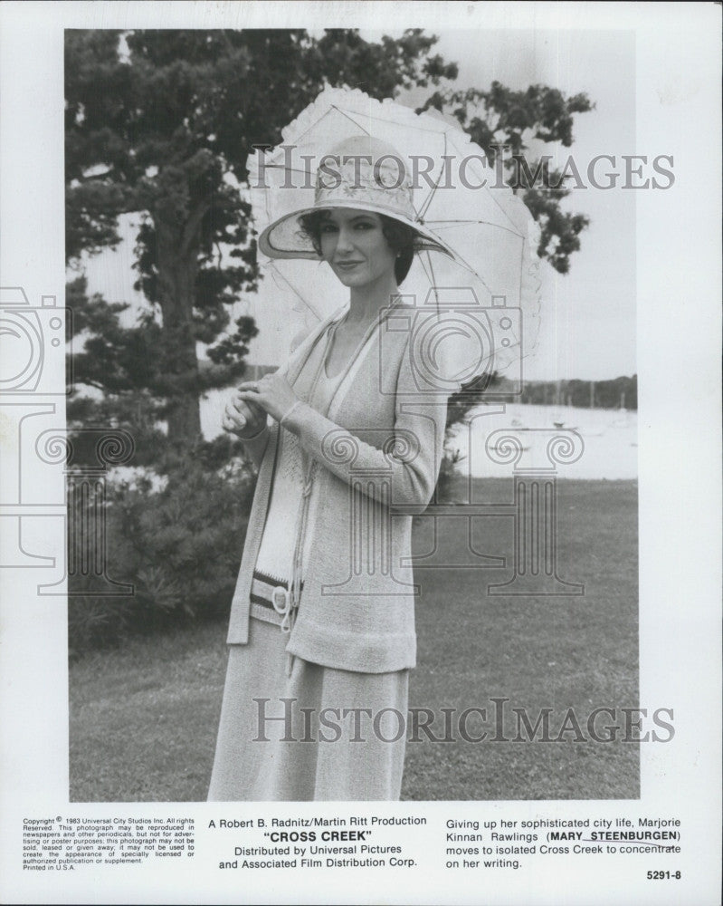 1983 Press Photo Actress Mary Steenburgen In &quot;Cross Creek&quot; - Historic Images