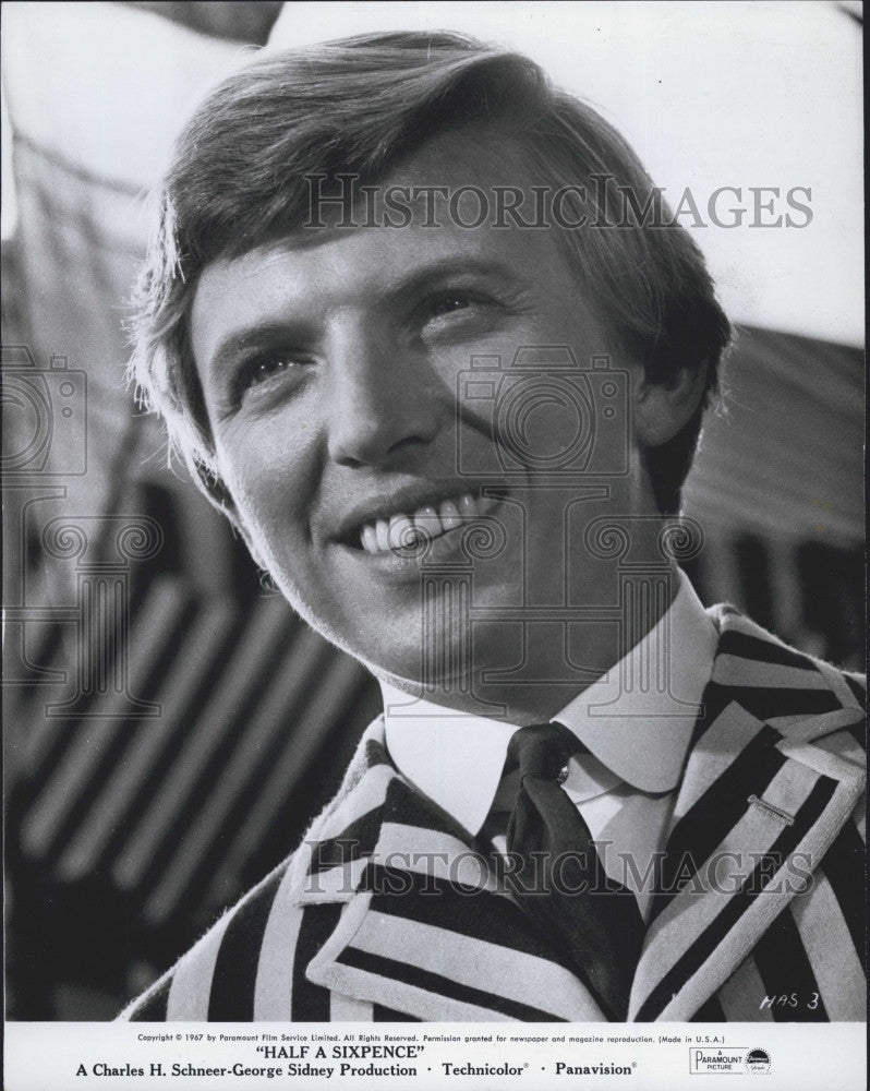 1968 Press Photo Actor Tommy Steele In &quot;Half Of Sixpence&quot; - Historic Images