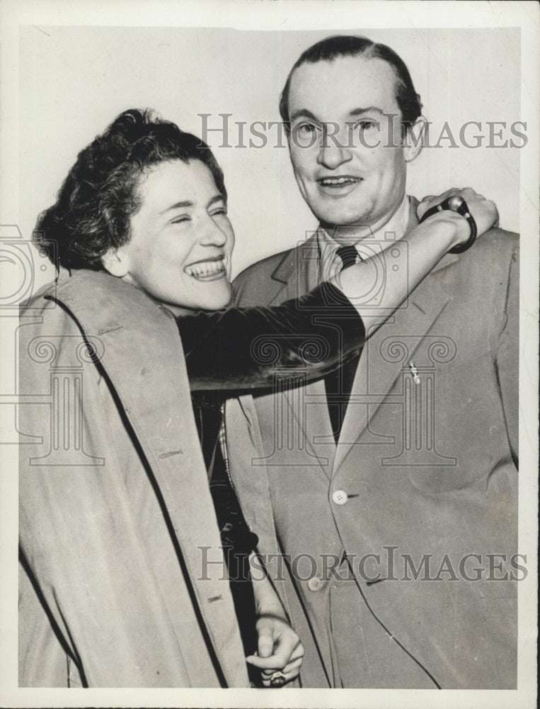 1938 Press Photo Mr.&amp;Mrs. Allan Ryan Jr. After Winning Election Of State Senate - Historic Images