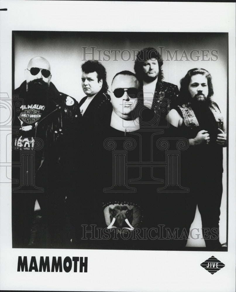 Press Photo Mammoth Band - Historic Images