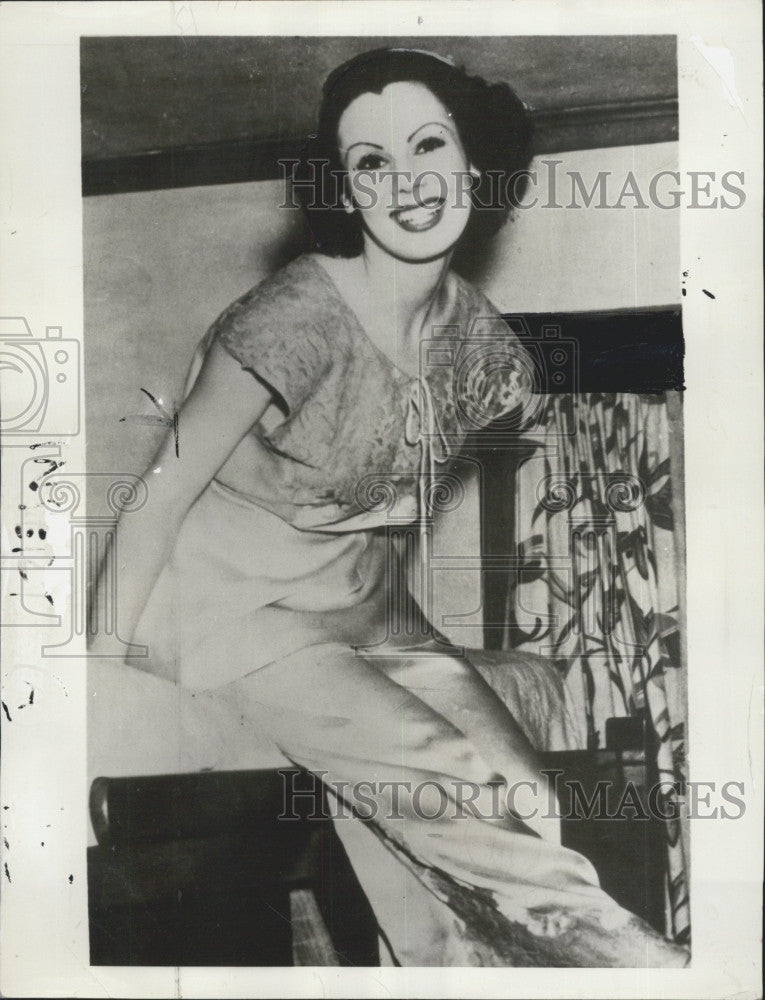 1937 Press Photo Eloise Martin of Drake University - Historic Images