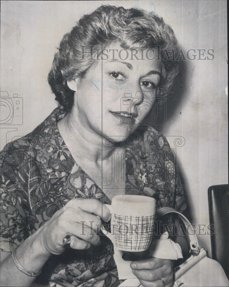 1963 Press Photo Lillian Roth,  American singer and actress. - Historic Images