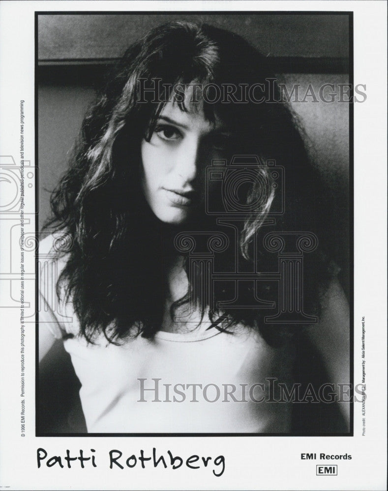 Press Photo Popular Musician Patti Rothberg - Historic Images